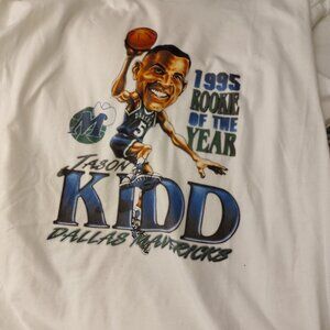 Cartoon shirt of old school Jason Kid